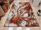 Мокетен килим ERIKA 8033 beige/orange